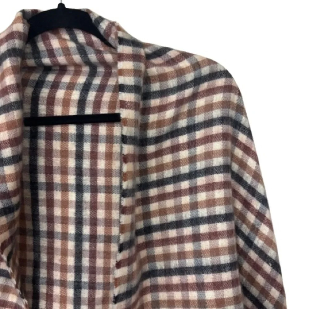 Aerie Fall Colors Super Soft Cozy Plaid Scarf ONE SIZE